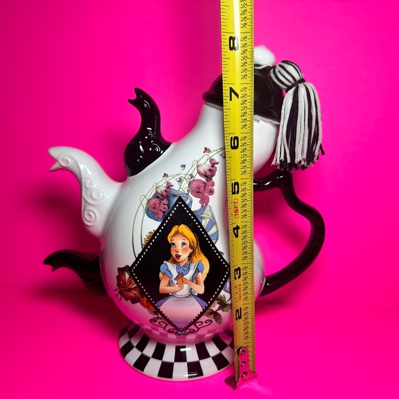 Disney Parks Original Triple Spout limited Edition Tea pot Alice in wonderland - Picture 3 of 7